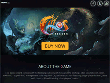 Tablet Screenshot of chaos-reborn.com